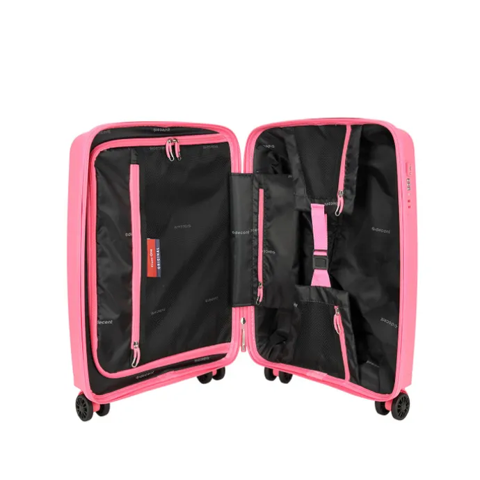 Decent Cross-One Cabin Trolley 55/35 pink