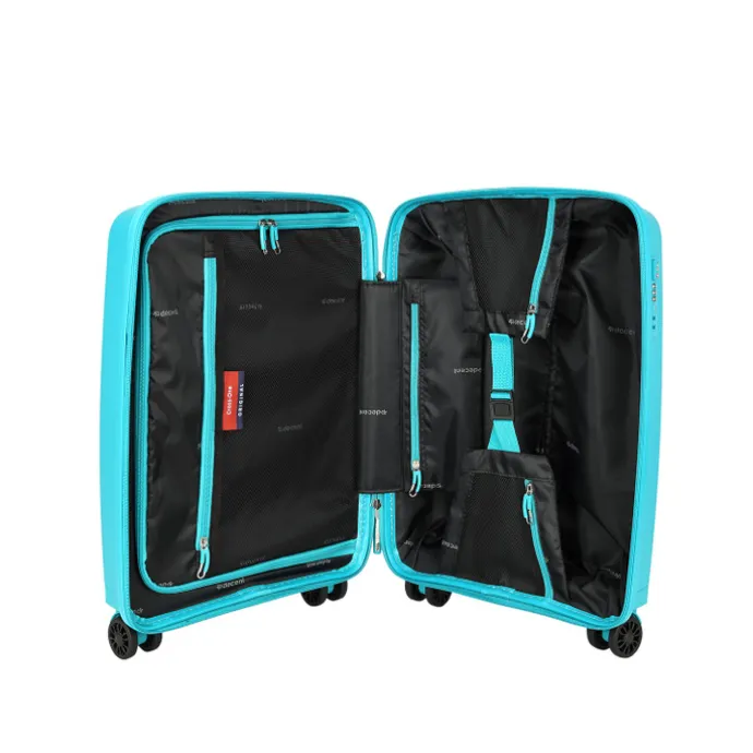 Decent Cross-One Cabin Trolley 55/35 light blue