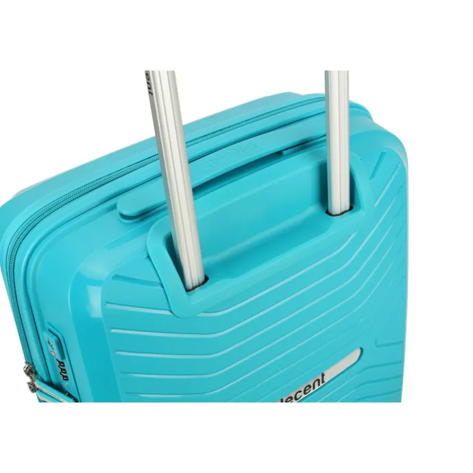 Decent Cross-One Cabin Trolley 55/35 light blue