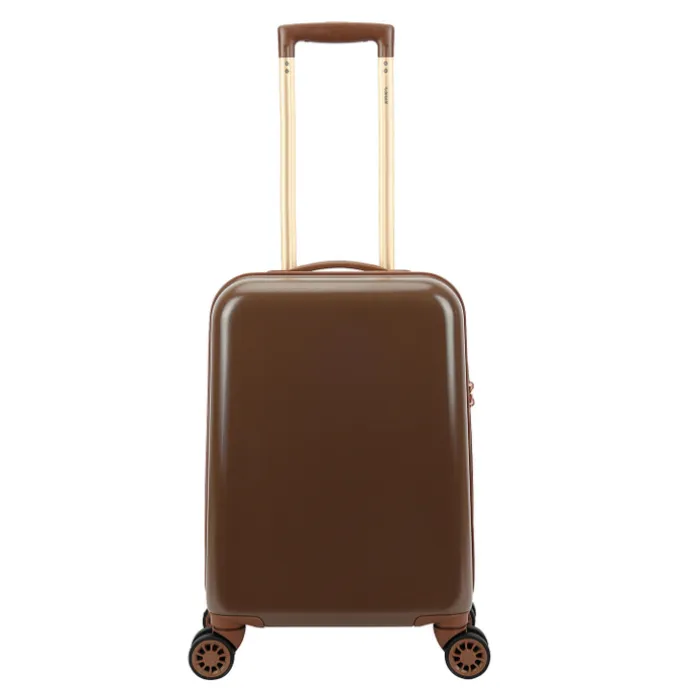 Decent Retro Cabin Trolley 55 dark brown