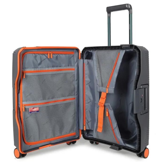 Decent Smart Cabin Trolley 55 anthracite