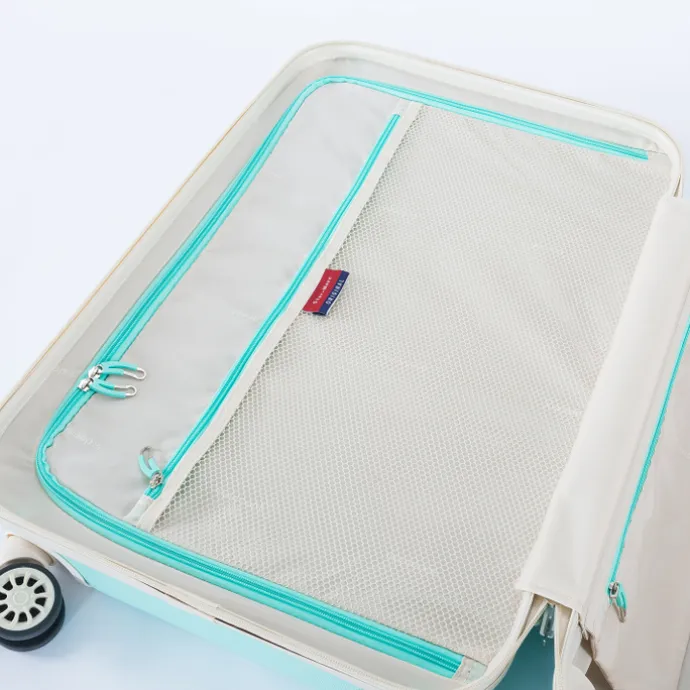 Decent Star-Maxx Handbagage Trolley 55 pastel groen