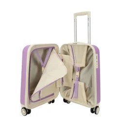 Decent Star-Maxx Handbagage Trolley 55 lila
