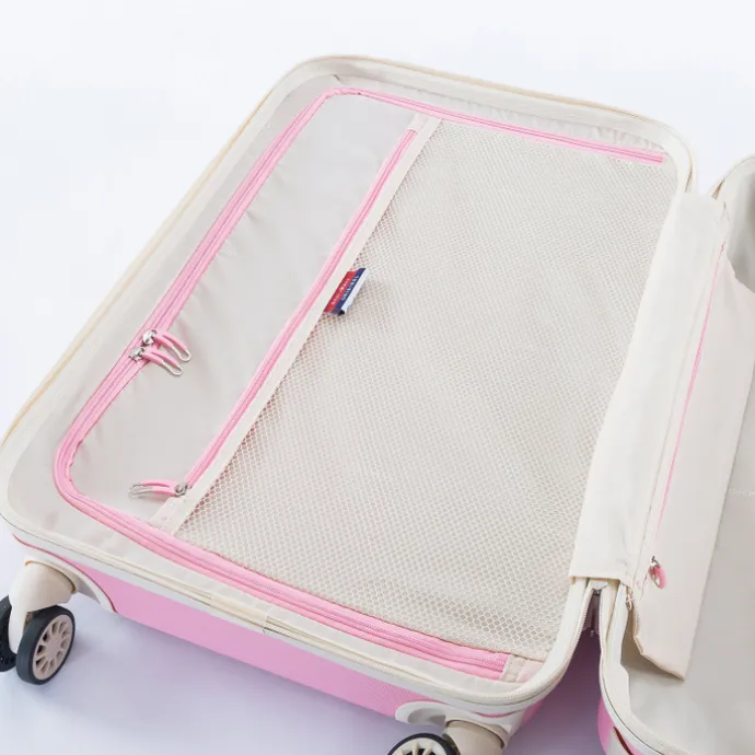 Decent Star-Maxx Handbagage Trolley 55 pastel roze