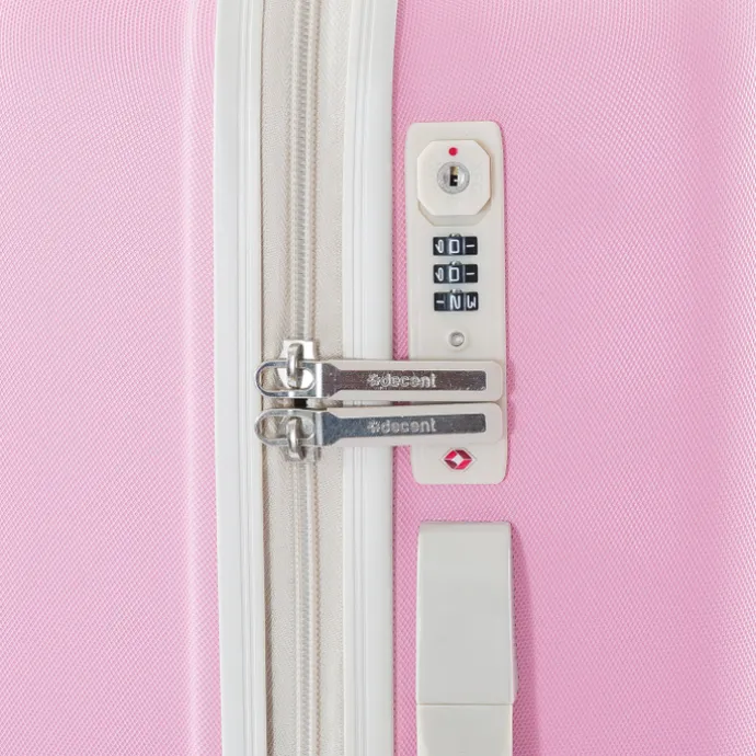 Decent Star-Maxx Handbagage Trolley 55 pastel roze