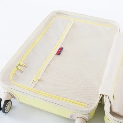 Decent Star-Maxx Handbagage Trolley 55 pastel geel