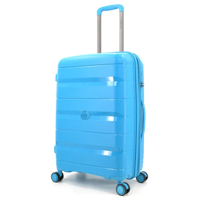 Decent Straight-Line Medium Trolley petrol blue