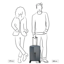 Decent Tourister Cabin Trolley 55/35 taupe