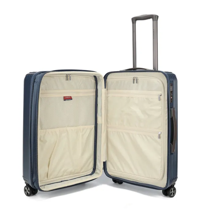 Decent Tourister Medium Trolley 66 blue
