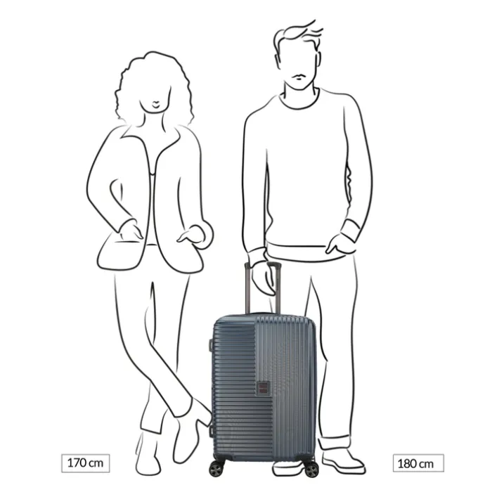 Decent Tourister Medium Trolley 66 taupe