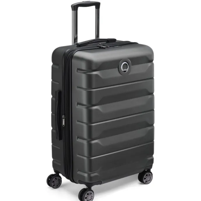 Delsey Air Armour 4 Wheel Medium Trolley 68 Expandable black