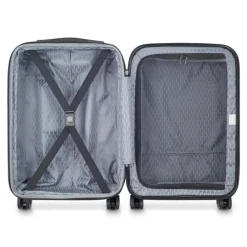 Delsey Air Armour 4 Wheel Slim Cabin Trolley 55/40 black
