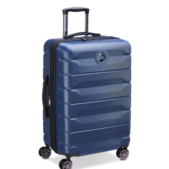 Delsey Air Armour 4 Wheel Medium Trolley 68 Expandable night blue