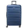 Delsey Air Armour 4 Wheel Large Trolley 77 Expandable night blue
