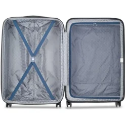 Delsey Air Armour 4 Wheel Large Trolley 77 Expandable night blue