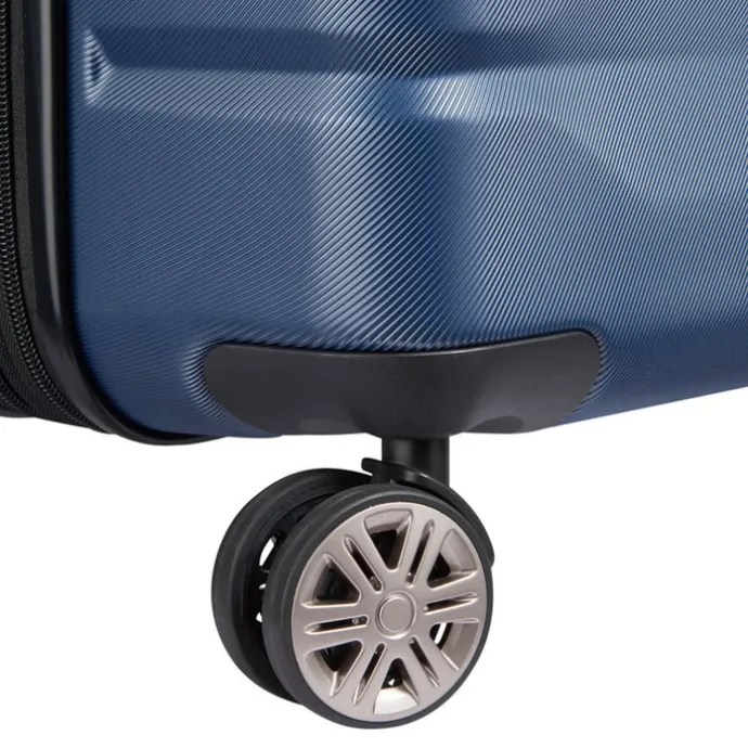 Delsey Air Armour 4 Wheel Large Trolley 77 Expandable night blue