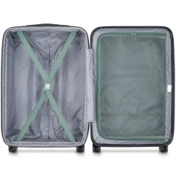 Delsey Air Armour 4 Wheel Medium Trolley 68 Expandable light green