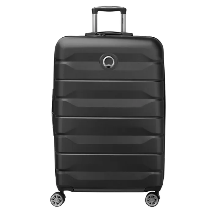 Delsey Air Armour 4 Wheel Large Trolley 77 Expandable black