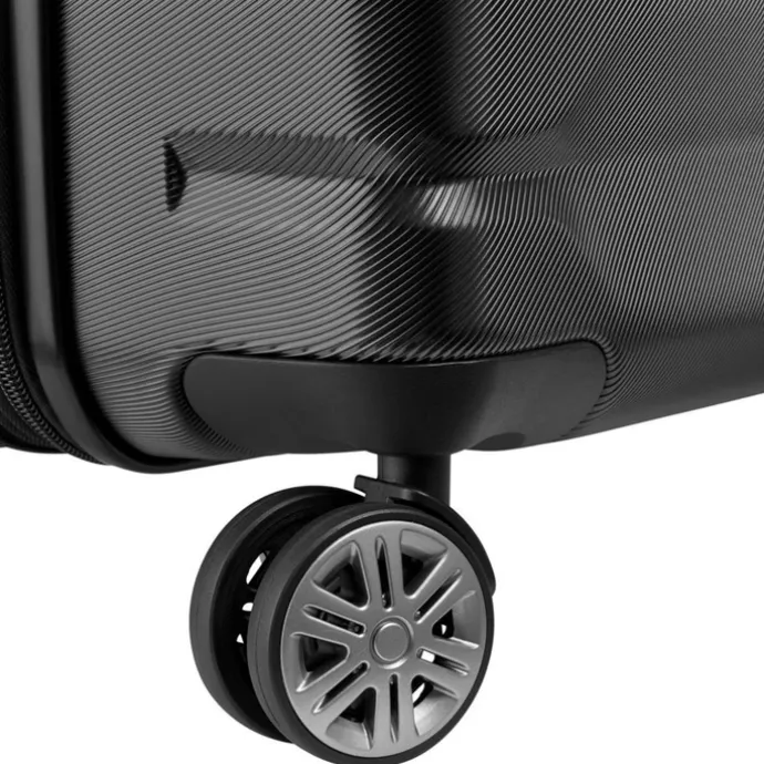 Delsey Air Armour 4 Wheel Large Trolley 77 Expandable black