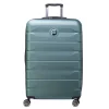 Delsey Air Armour 4 Wheel Large Trolley 77 Expandable light green
