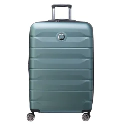 Delsey Air Armour 4 Wheel Large Trolley 77 Expandable light green