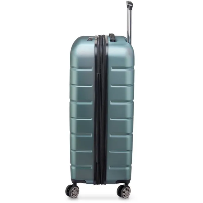Delsey Air Armour 4 Wheel Large Trolley 77 Expandable light green