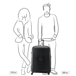 Delsey Belmont Plus MR Trolley L Expandable red