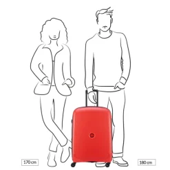 Delsey Belmont Plus MR Trolley M Expandable red