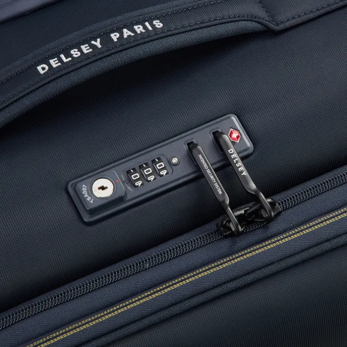 Delsey Brochant 3 Cabin Trolley 55 Expandable navy blue