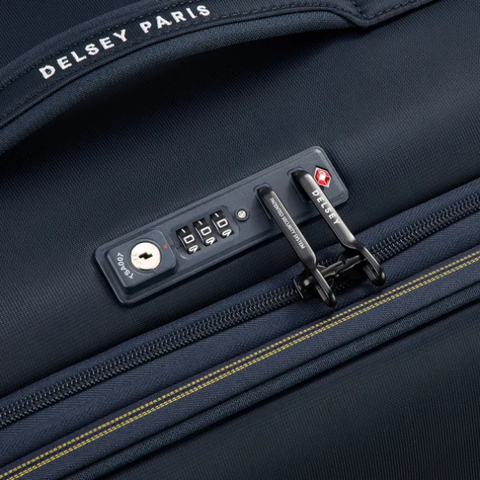 Delsey Brochant 3 Trolley 67 Expandable navy blue