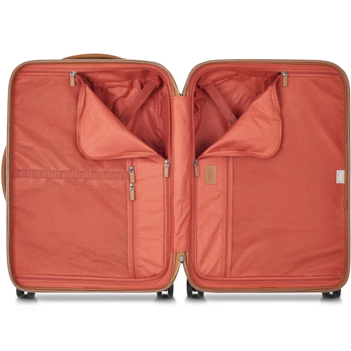 Delsey Chatelet Air 2.0 4 Wheel Medium Trolley 66 marron
