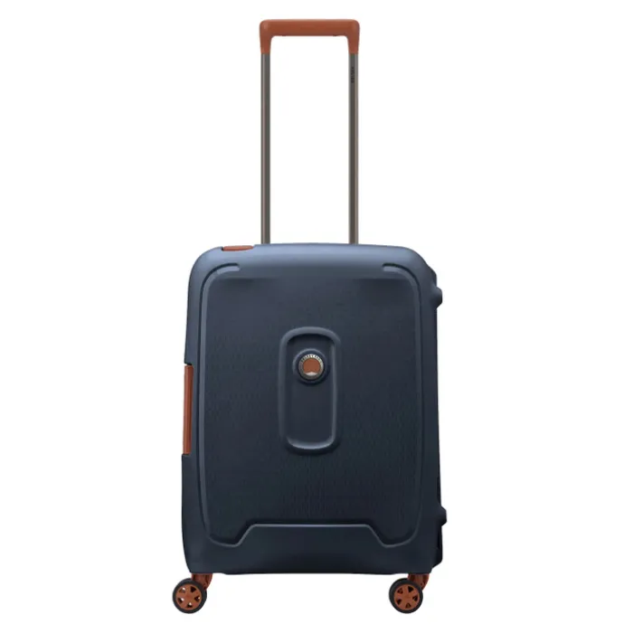 Delsey Moncey 4 Wheel Slim Cabin Trolley 55 cm ink blue