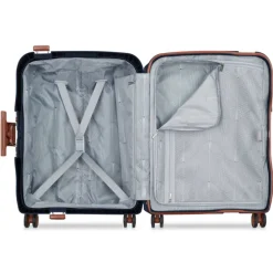 Delsey Moncey 4 Wheel Slim Cabin Trolley 55 cm ink blue