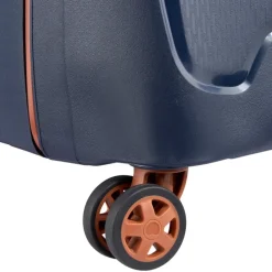 Delsey Moncey 4 Wheel Slim Cabin Trolley 55 cm ink blue
