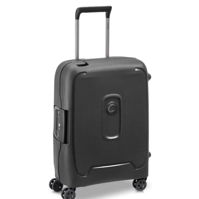 Delsey Moncey 4 Wheel Slim Cabin Trolley 55 cm black