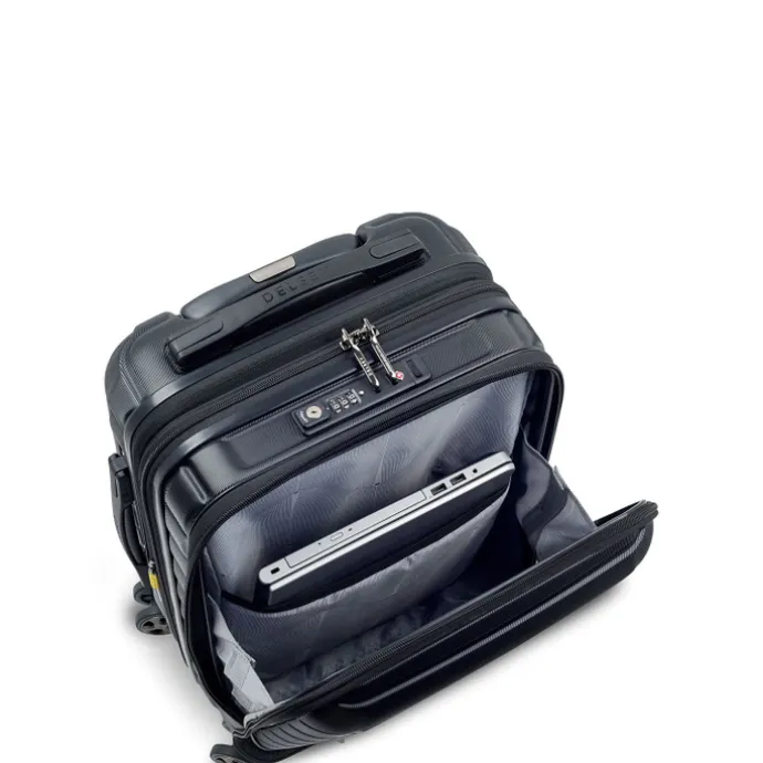 Delsey Shadow 5.0 Cabin Trolley Front Pocket 55 Expandable black
