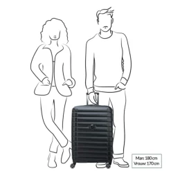 Delsey Shadow 5.0 Trolley 75 Expandable black