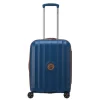 Delsey St Tropez 4 Double Wheels Slim Cabin Trolley 55 navy