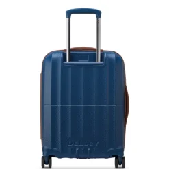 Delsey St Tropez 4 Double Wheels Slim Cabin Trolley 55 navy