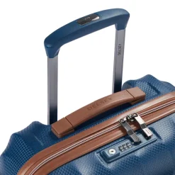 Delsey St Tropez 4 Double Wheels Slim Cabin Trolley 55 navy