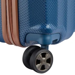 Delsey St Tropez 4 Double Wheels Slim Cabin Trolley 55 navy