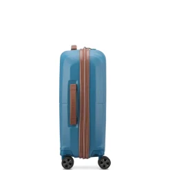 Delsey St Tropez 4 Double Wheels Slim Cabin Trolley 55 blue