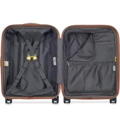 Delsey St Tropez 4 Double Wheels Slim Cabin Trolley 55 blue