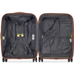 Delsey St Tropez 4 Double Wheels Slim Cabin Trolley 55 pink