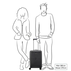 Delsey Turenne 2.0 Cabin Trolley S Front Pocket black