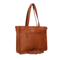 DIMAGINI Lana Croco Workbag 15.6" cognac