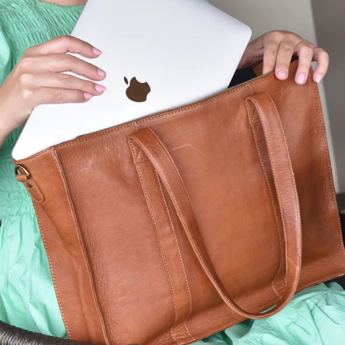 DIMAGINI Lana Workbag 15.6" cognac