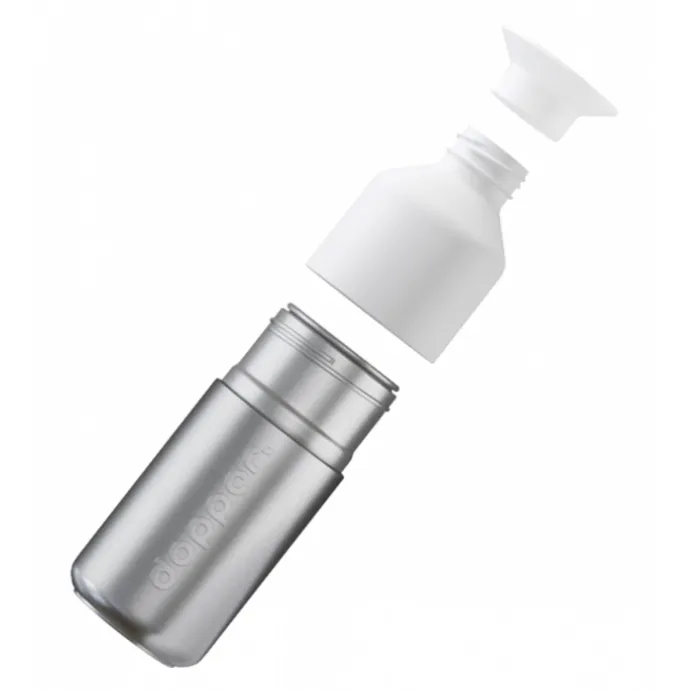 Dopper Steel Drinkfles 350 ml silver