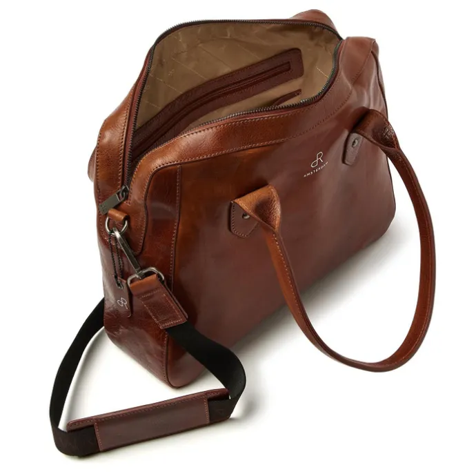 dR Amsterdam Apex Werktas cognac