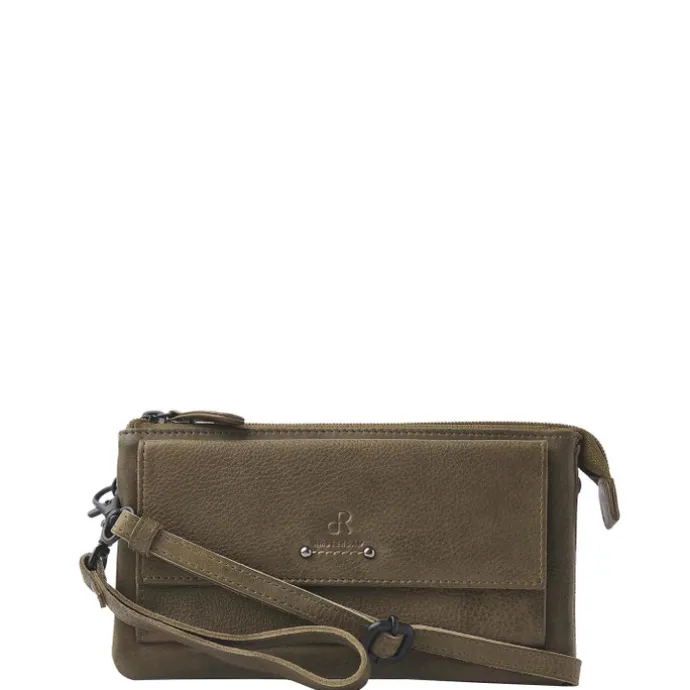 dR Amsterdam Tampa Schoudertas / Clutch olive